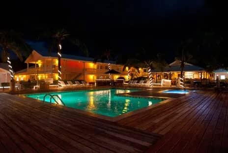 A nighttime view of Little Cayman Beach Resort A nighttime view of Little Cayman Beach Resort