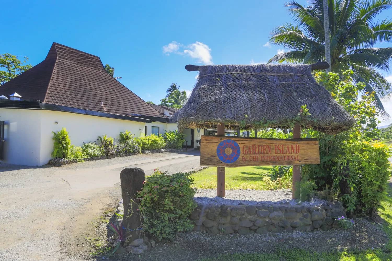 entrance to garden island dive resort entrance to garden island dive resort