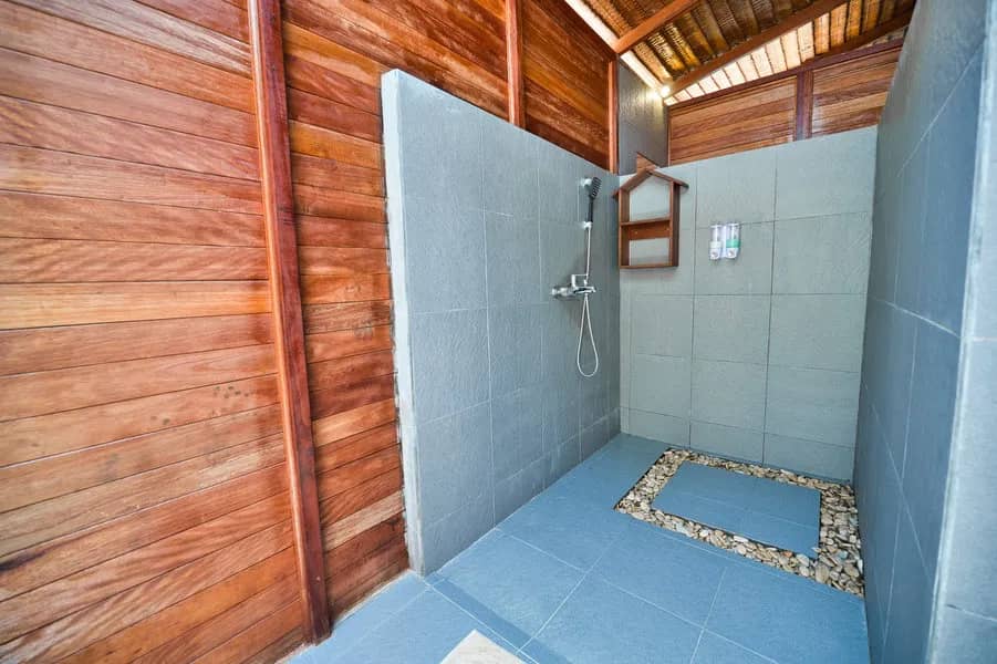 The shower The shower