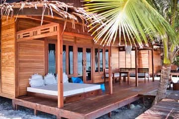 Exterior of the bungalows Exterior of the bungalows