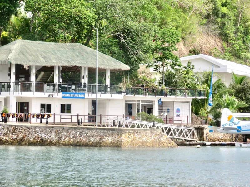 Busuanga Bay Lodge beachfront Busuanga Bay Lodge beachfront