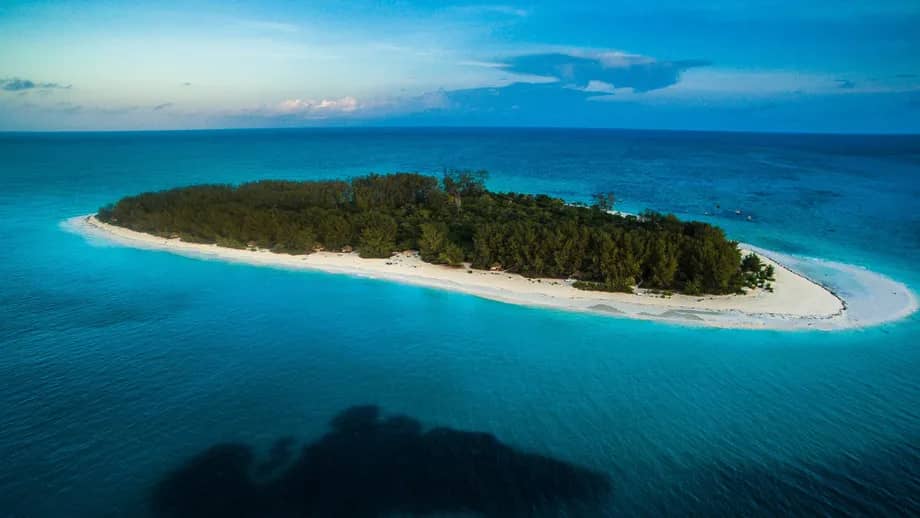 andBeyond Mnemba Island Ariel View andBeyond Mnemba Island Ariel View