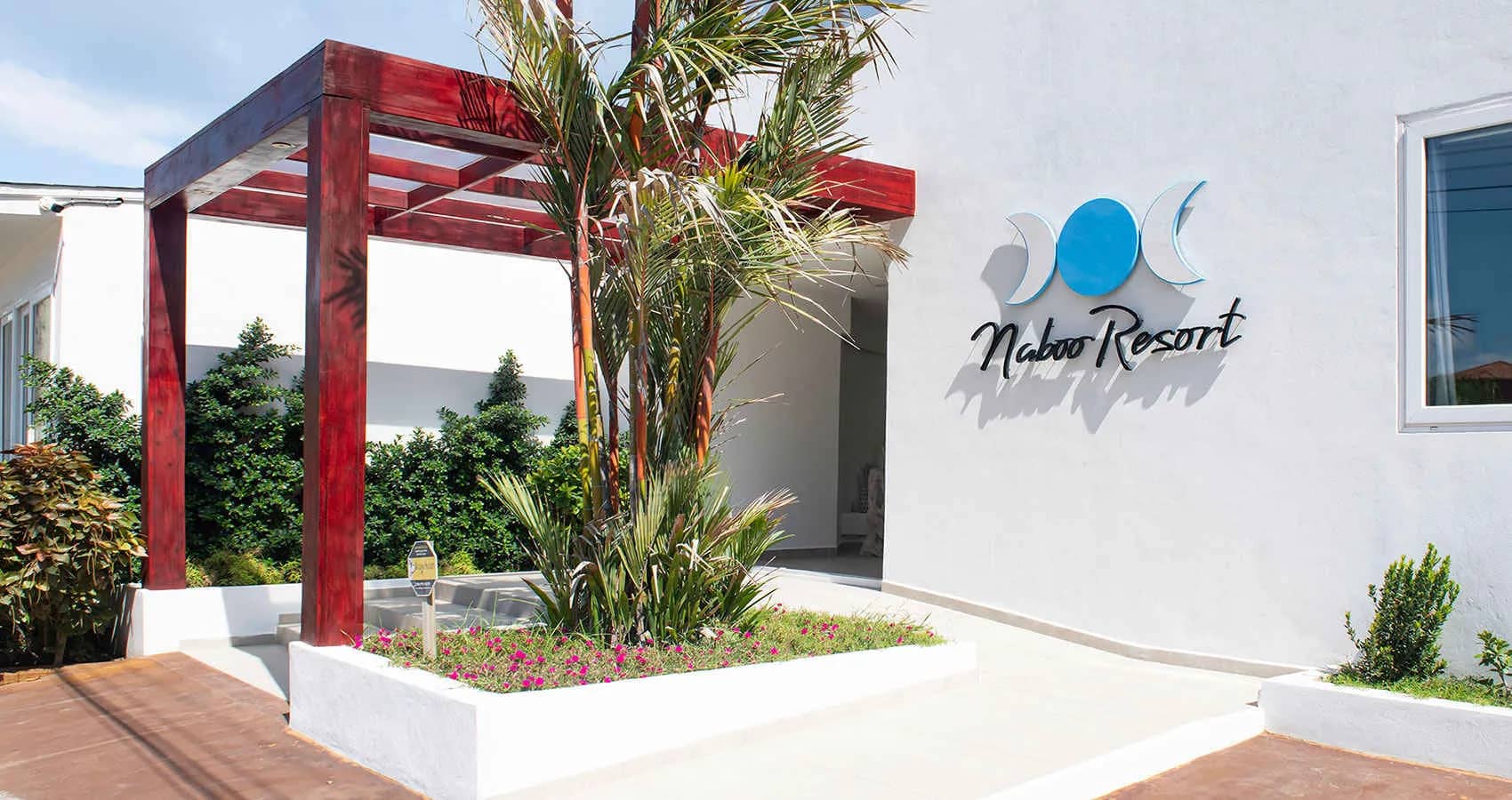 Welcoming area of Naboo Resort & Dive Center. Welcoming area of Naboo Resort & Dive Center.