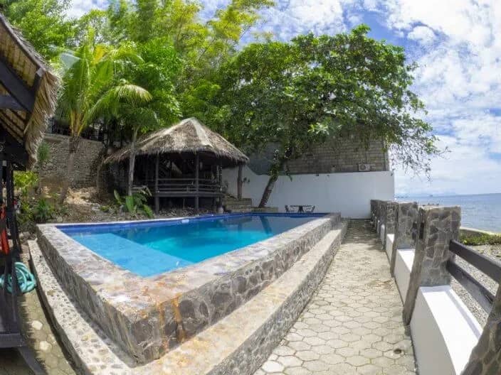 Swimming pool at the resort Swimming pool at the resort